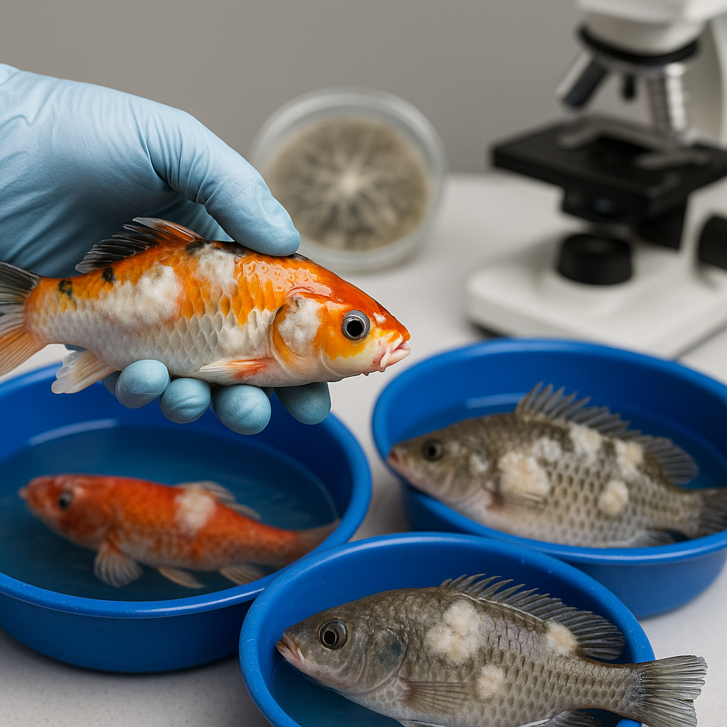 الأمراض الفطرية والميكروسبورية في الأسماك: فهم المشكلة وطرق التعامل معها