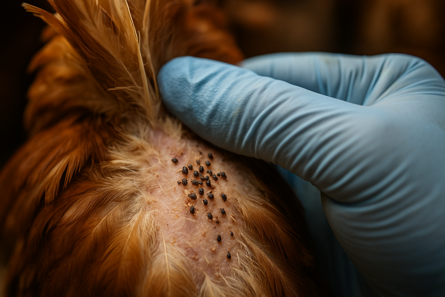 الطفيليات الخارجية في الدواجن (العثّ والحلم وأثرها على صحة القطيع والإنتاج)