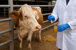 حموضة الكرش عند الأبقار: الأسباب، العلامات، وخطة التعامل للمربي