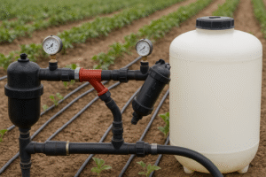 التسميد مع مياه الري (الريّ السمّادي)