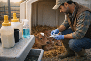 الإنتان الوليدي في العجول