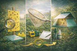 المصائد الصفراء والفرمونات لمراقبة الآفات