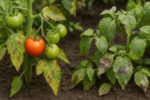 اللفحة المبكرة والمتأخرة في الطماطم والبطاطس