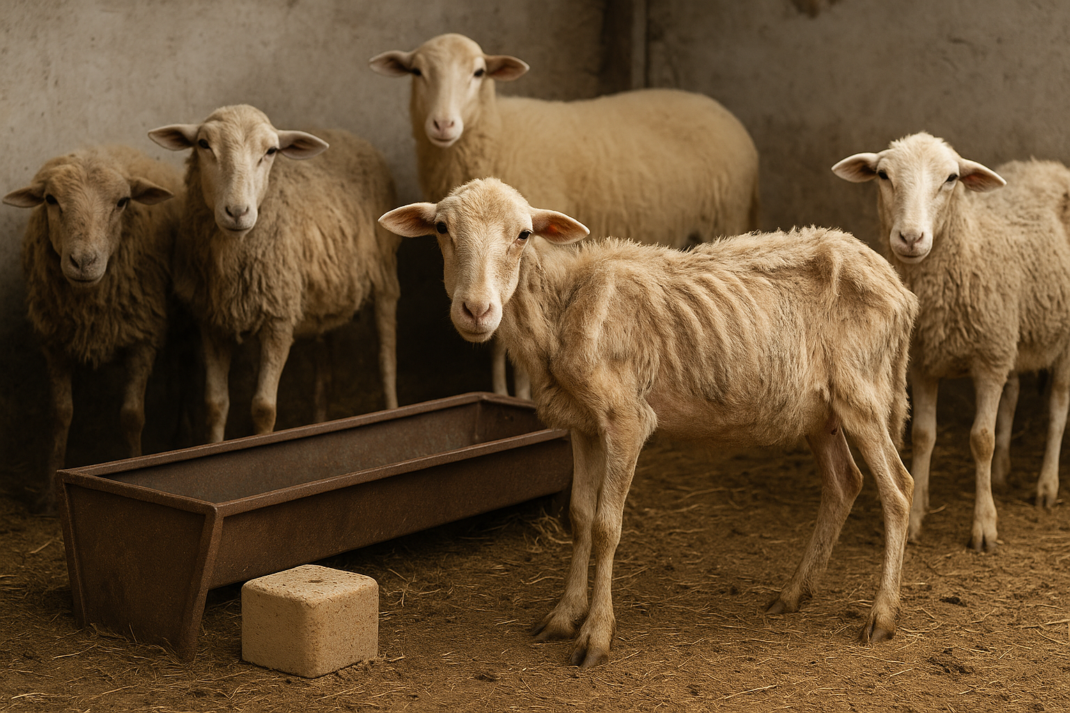 الأمراض الغذائية في الأغنام