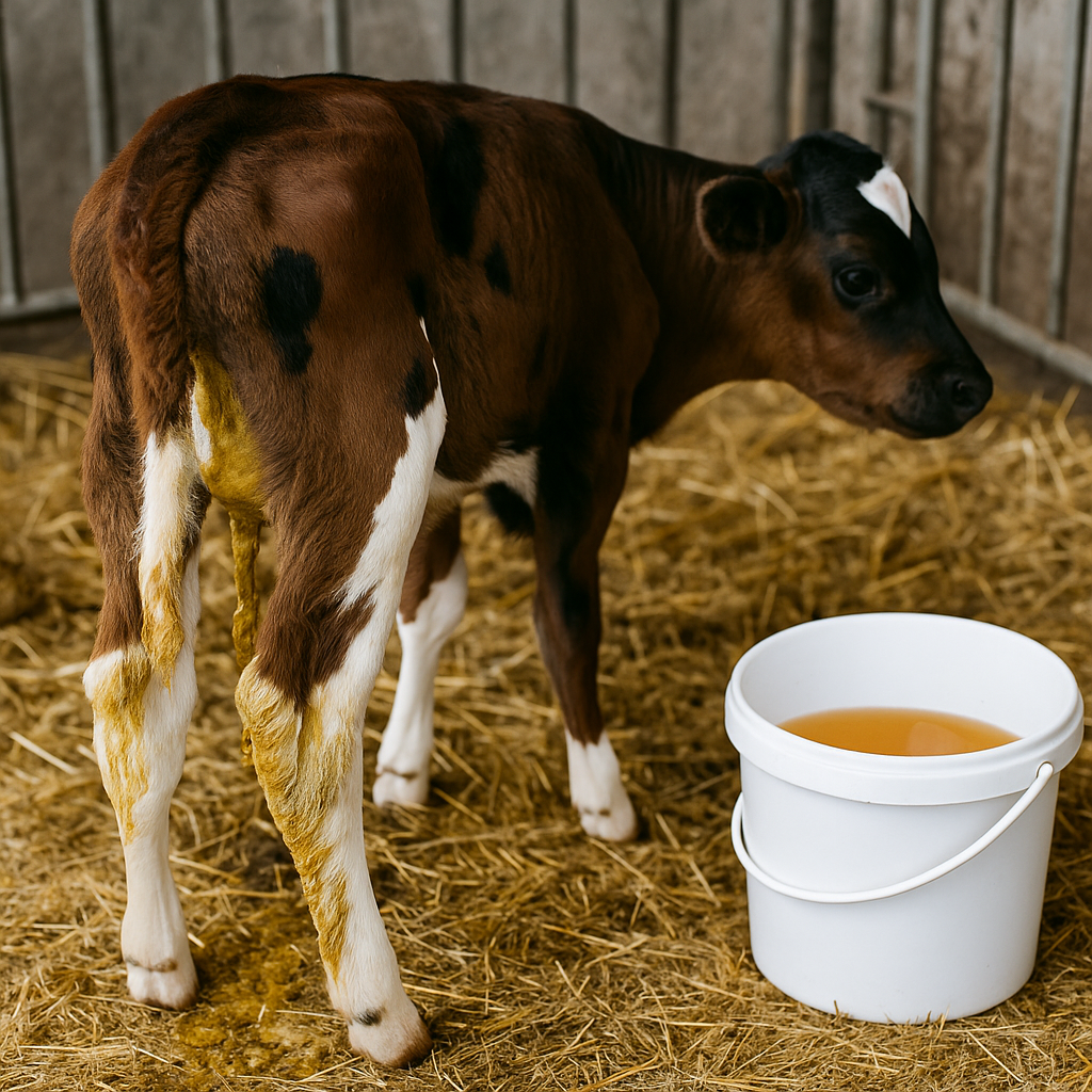 الإسهال في العجول الرضيعة