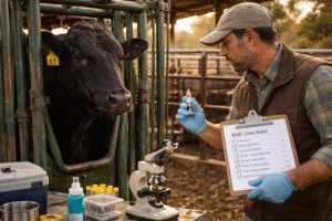 فحص القدرة التناسلية للثيران