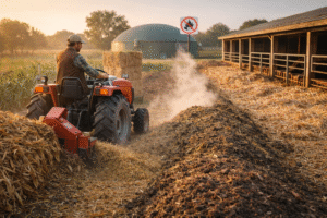 استغلال قش القمح وحطب الذرة: سماد، فرشة حيوانات أم طاقة حيوية؟