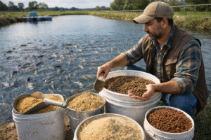 خلطات علف البلطي شبه منزلية