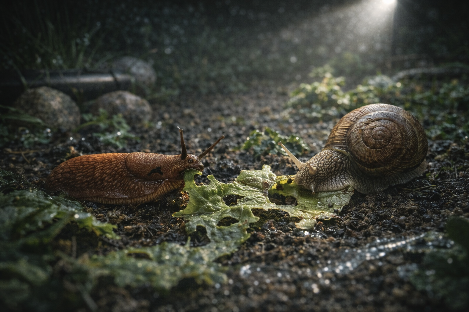 مكافحة الحلزون والبزاقات