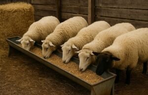 تغذية الأغنام