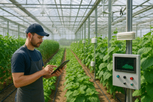 البيوت المحمية الذكية