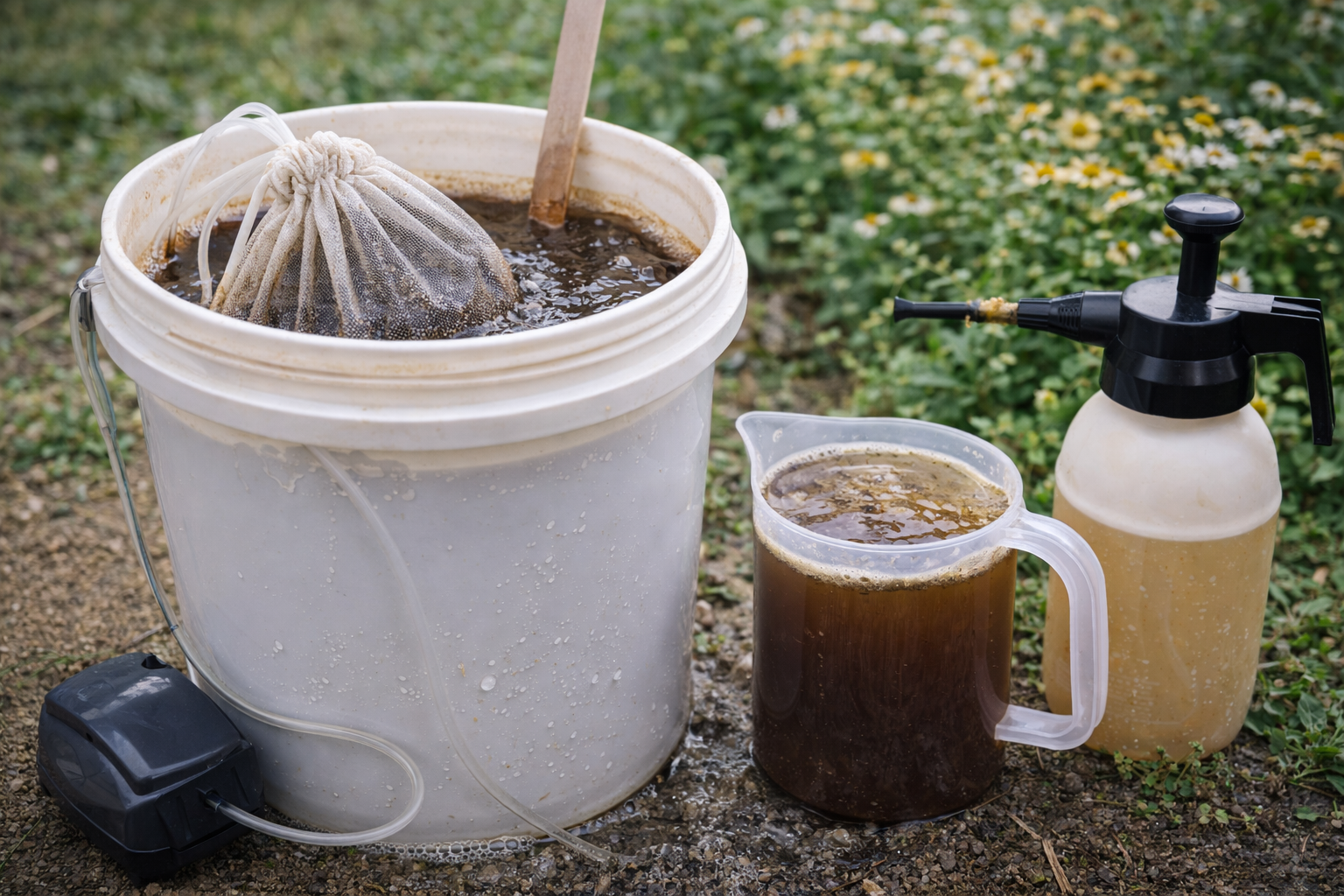 شاي الكومبوست