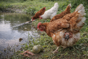 الديدان المثقوبة في الدواجن