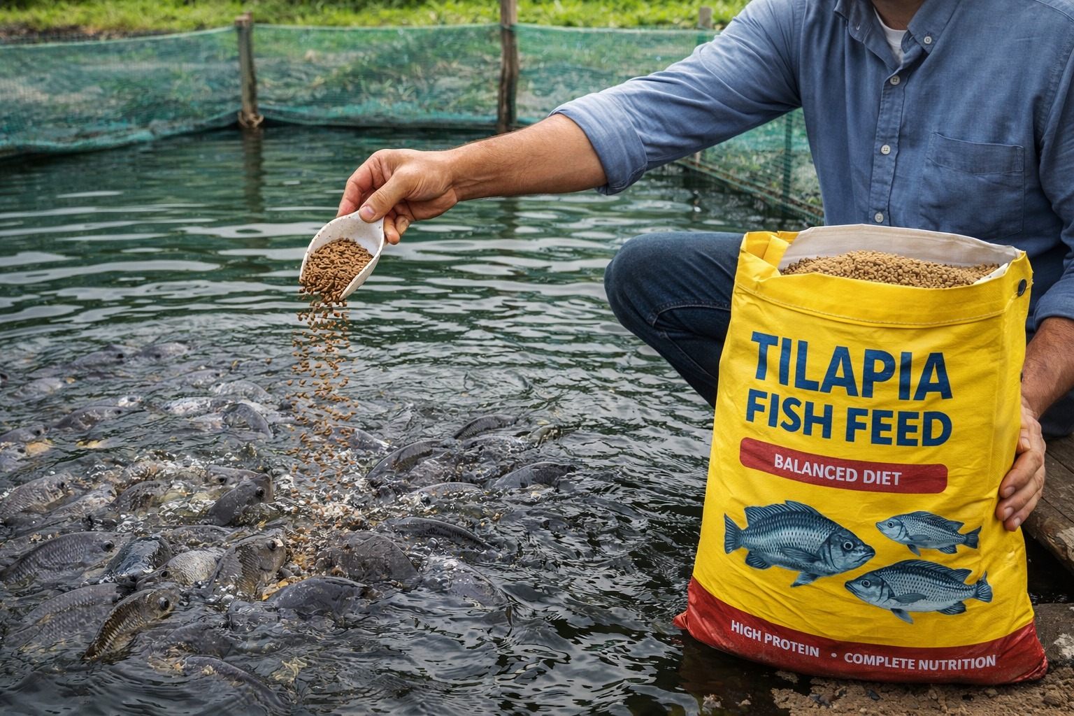 الاحتياجات الغذائية لأسماك البلطي