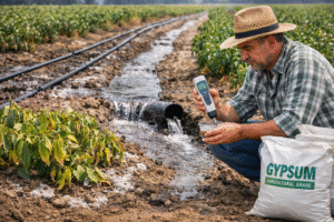 إدارة ملوحة التربة ومياه الري في زراعة الخضروات