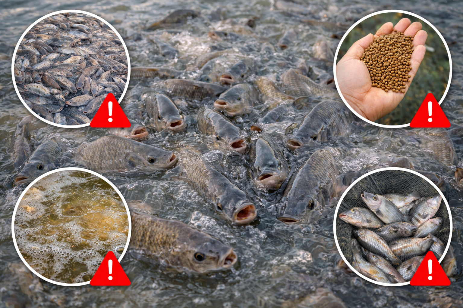 أخطاء مزارع الأسماك الصغيرة