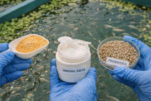 دور الإضافات الغذائية في تحسين صحة ونمو الأسماك