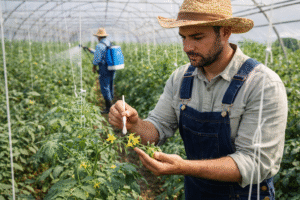 إدارة العقد والإزهار في محاصيل الخضر