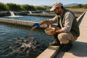 حساب الاحتياجات الغذائية حسب العمر في الأسماك