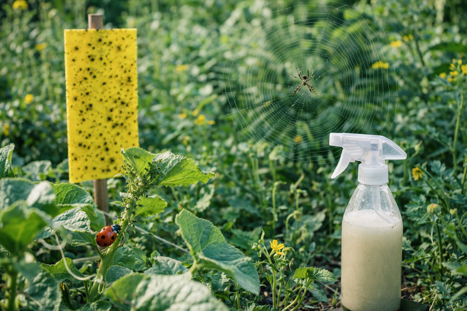 إدارة الآفات في الزراعة العضوية