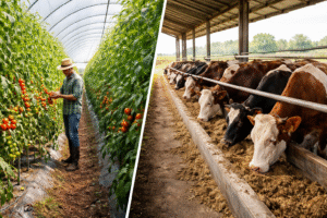 مقارنة بين مشروعين زراعيين من حيث الربحية